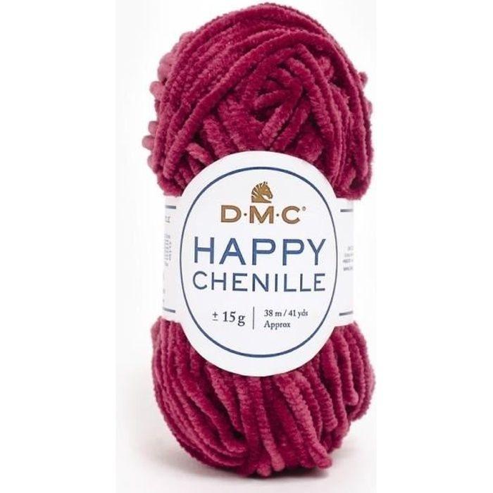 Pelote Amigurumi - DMC - HAPPY CHENILLE - 15g - Bordeaux - 100% Polyester