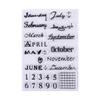 1pc Clear Stamp Transparent Silicone Stamp Spill and Splatter Rubber Stamp for Scrapbook Journal Card Making