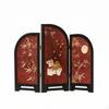 Écran de bureau avec panneaux cintrés Table Trois sections Pliant Pliable Décor pour Armoire,