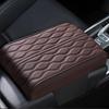 Upgraded Universal Style Memory Cotton Car Armrest Box Pad, Leather Car Armrest Cushion Center Console Cover Pad, Universal Vehicle Seat Box Cushion