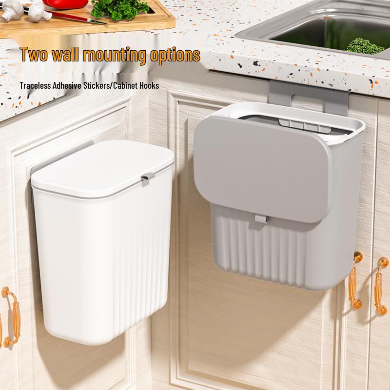 Kitchen Hanging Bathroom Wallmounted Trash Can