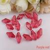 DIY Acryl Transparent Doppelspitzige Reiskörner für Schmuck und Gardinendekoration (7x19mm)