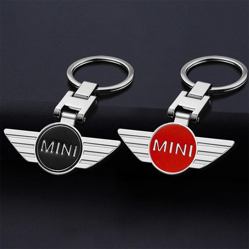 1 Stück Auto-Emblem Schlüsselanhänger Schlüsselring Zubehör Für BMW Mini Cooper F54 F55 F56 R56 R60 SONE Roadster Clubman Coupé