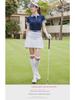 Women's Summer Lapel Golf T-Shirt - Korean Style Short-Sleeved Sports Top