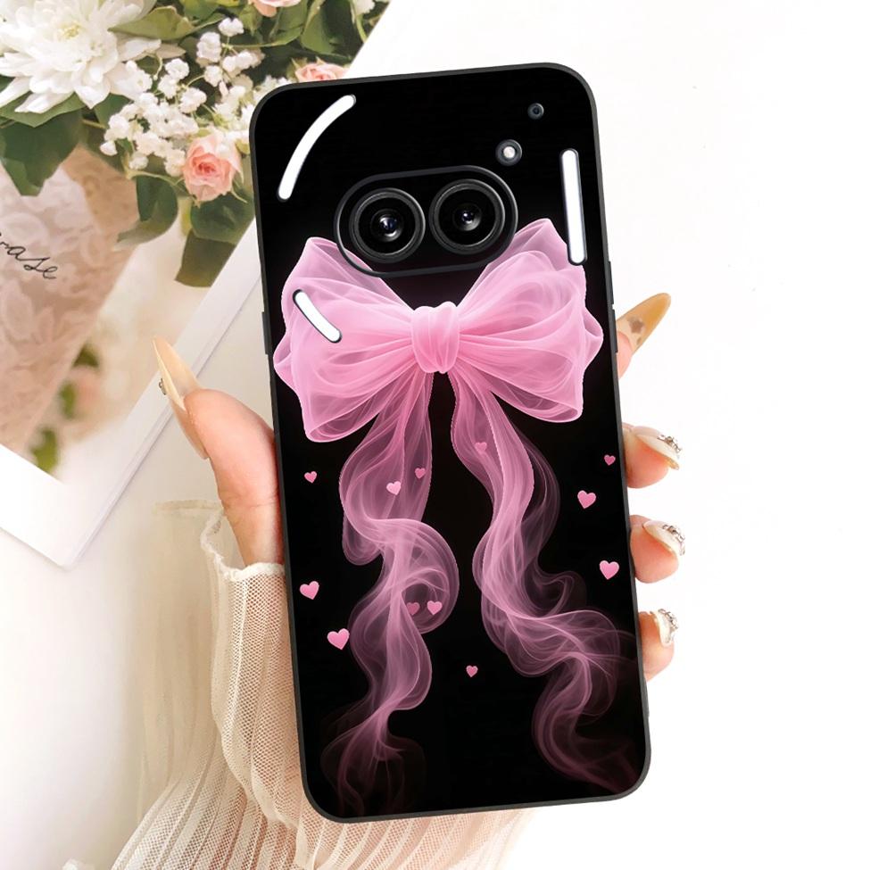 Cover For Nothing Phone 2a Case A142 Silicone Cute Cat Fashion Butterfly Funny Painted Casing For Nothing Phone (2a)