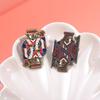 Spielkarten Symbol Emaille Pins Kreative Poker König Königin Broschen Rucksack Revers Abzeichen Punk Schmuck Geschenk für Kinder Freunde