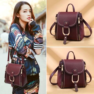 Bag Women's Large Capacity Backpack Women's 2025 New Retro Backpack Fashion Shoulder Crossbody Bag Women's Bag