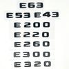3d Chrome Logo E43 E63 E200 E220 E300 E350 Letters 4MATIC Badge Car Rear Star Sticker AMG Emblem For Mercedes Benz W213 E Class MH0