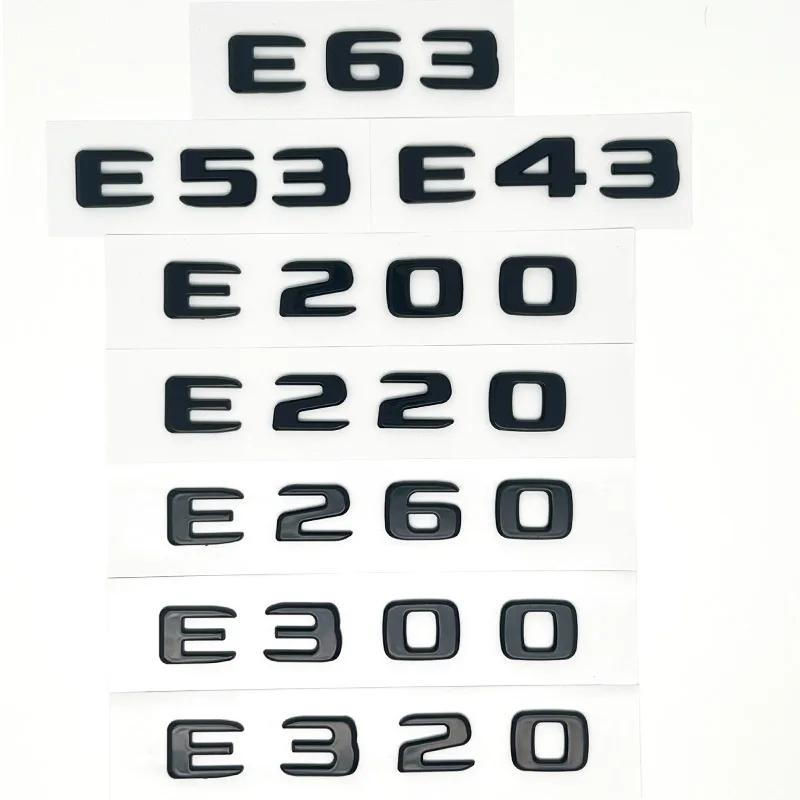 3d Chrome Logo E43 E63 E200 E220 E300 E350 Letters 4MATIC Badge Car Rear Star Sticker AMG Emblem For Mercedes Benz W213 E Class MH0