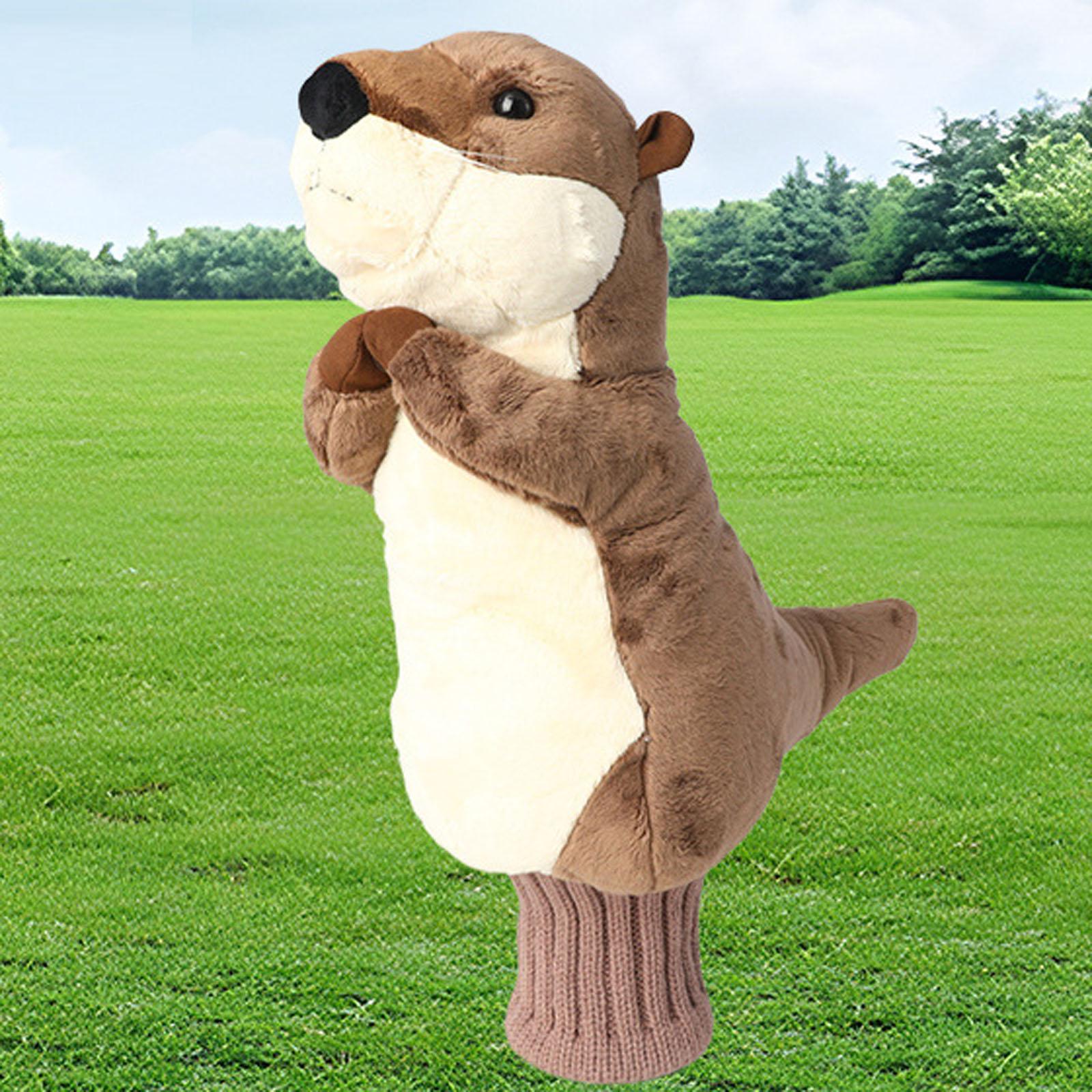 

Mole Golf Club Cover, Plush Cartoon Animal Club Headcover, Cute Protective Golf Accessory One Size