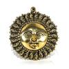 Original Brass Sun Face Wall Hanging, Petal Surya Idol For Home & Office Decor