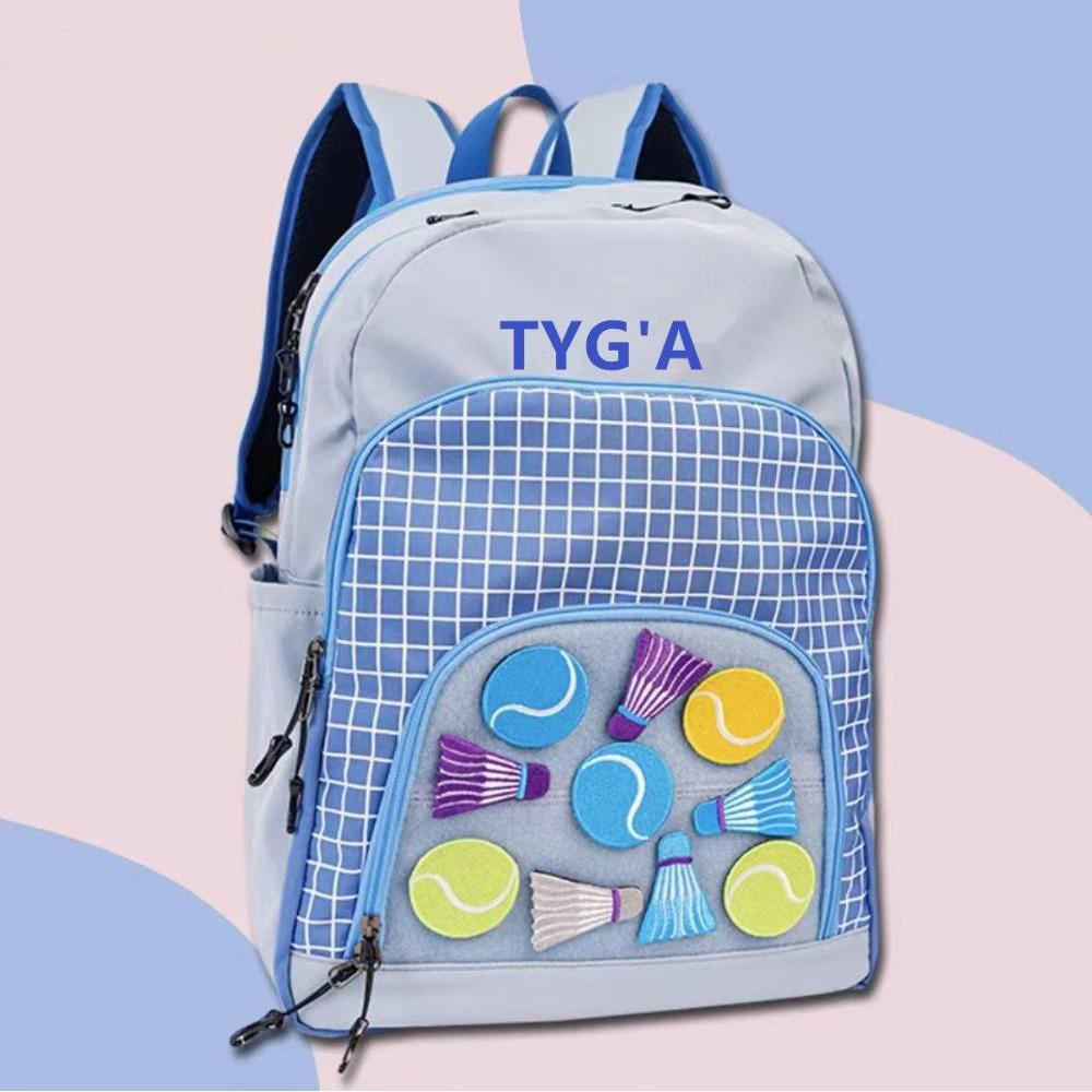 

New Backpack for Children and Teenagers, Large Capacity Badminton and Tennis Bag, Student Backpack, Sports Bag синій