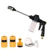 T2 Black Long Spear High-Pressure Foam Sprayer and Water Gun for Garden, Car Wash, and Floor Cleaning.
