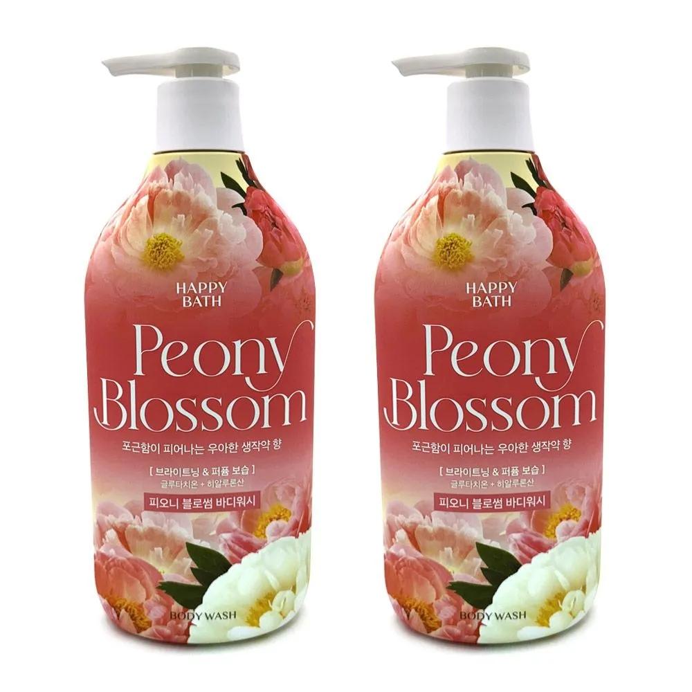 HAPPY BATH Гель для душа «Цветок пиона» 900 г (2 бутылки)