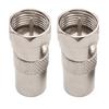 F Type Male Plug To RF Coax Male Plug Jack Coax Coaxial Connector Adapter