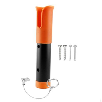 Soporte para caña de pescar, soporte para barco, caña de pescar con tornillos para pared