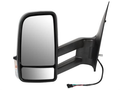 Oglindă exterioară Mercedes Sprinter 2005- încălzită electric BRAȚ LUNG 25 CM stânga