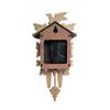 Nordic Retro Wooden Cuckoo Wall Clock with Alarm - Battery Operated for Living Room
