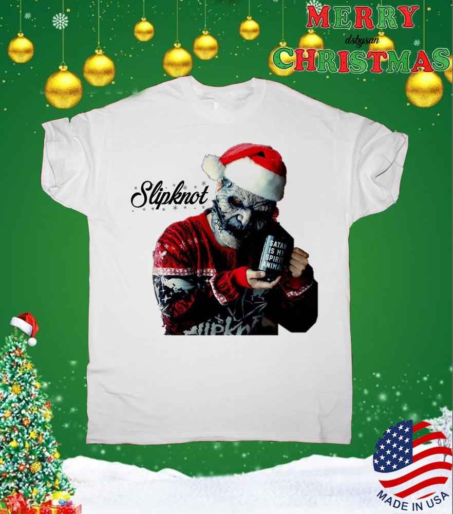 

Corey Taylor Slipknot Christmas White Shirt Fan Unisex All Sizes S5XL X018 Unisex T-Shirt XL