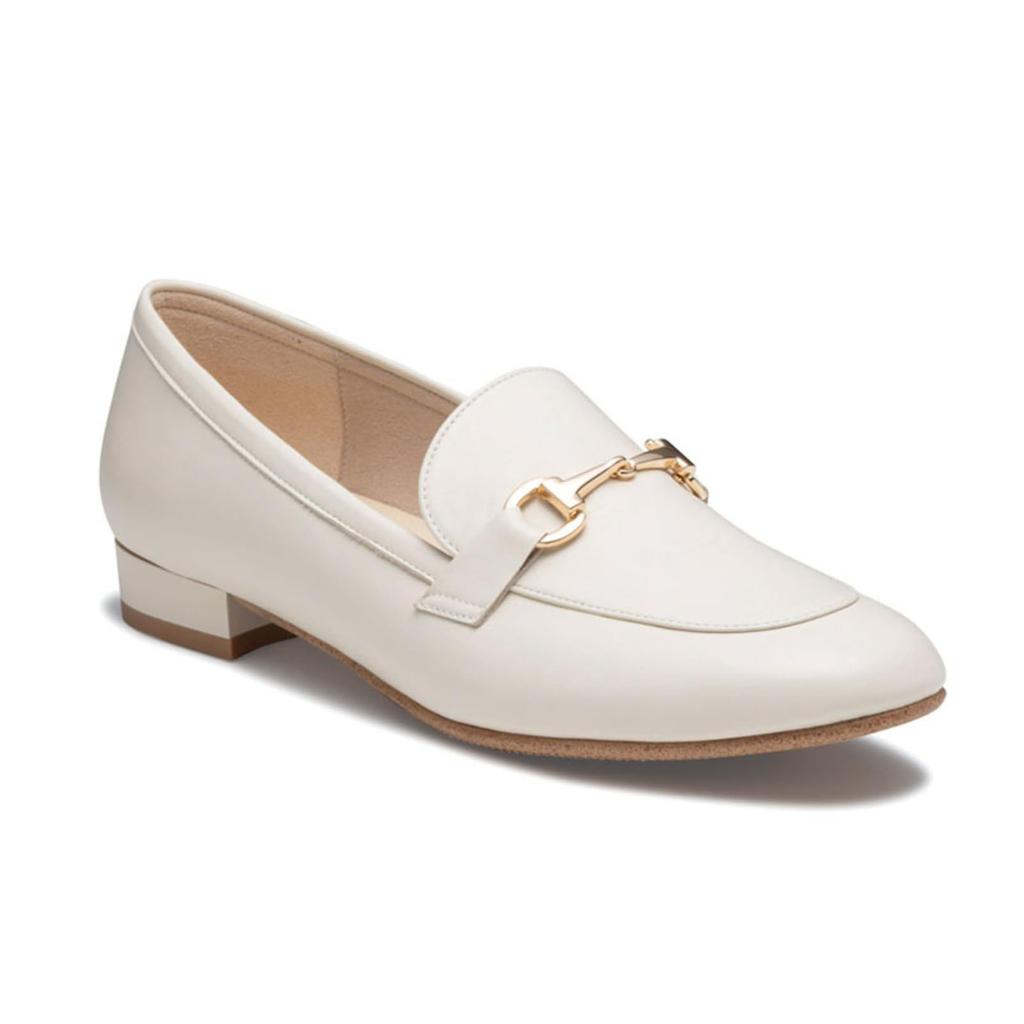 Regal F26R Bit Size Women's All-Weather Loafers, Ivory, 24.5cm