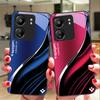 Deep Blue Fashion For Xiaomi Redmi 13C Note13 12 Pro Plus 5G Note 9 13T Pro POCO X6 F5 F6 Black Tempered Glass Phone Case
