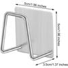Sponge Holder - Stainless Steel - 4 Pieces - Self-Adhesive - Waterproof - Corrosion-Resistant