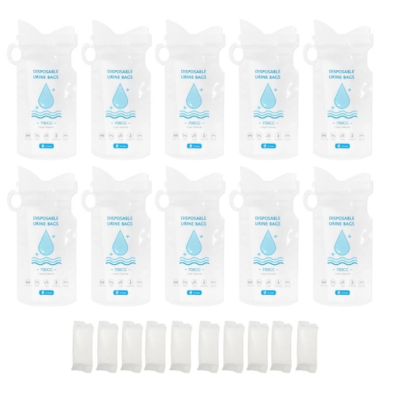 Urine Bag for Car Travel Disposable Urine Bag Unisex Use 700ml Portable Urine Bag Vomiting Bag