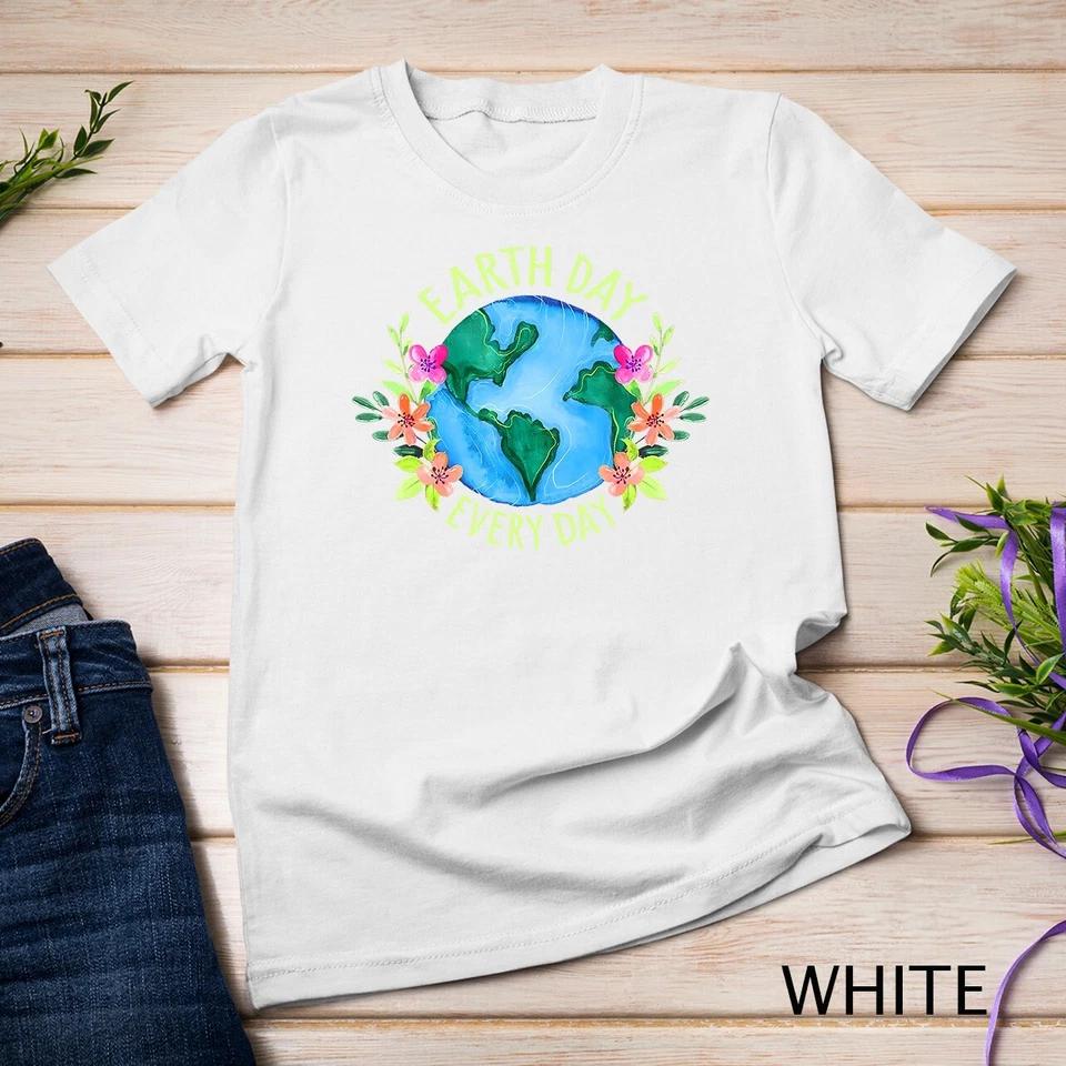 Retro Environmental Shirt Women Earth Day T-Shirt Unisex T-shirt 10 XL