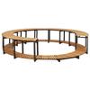 Spa Frames - vidaXL - 273x53 Cm - Solid Acacia Wood - Weather-resistant - Sturdy Aluminum