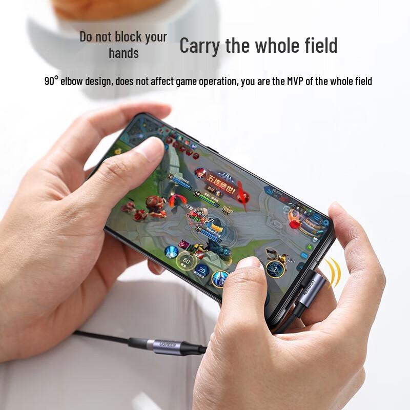 UGREEN USB-C to 3.5mm Angled Headphone Adapter