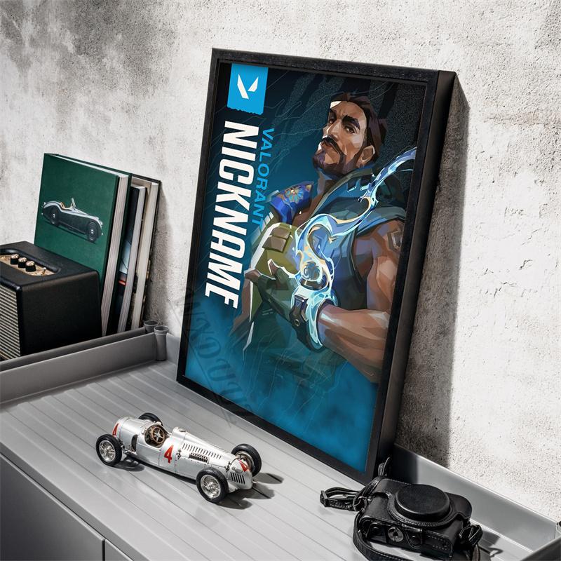 Game Valorant Character Nicknname Picture For Room Living Wall Art Home Decor Canvas Painting Print Poster Game Enthusiasts Gift