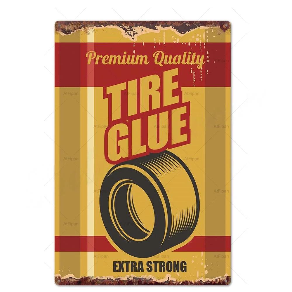 Vintage Metal Tin Sign Plaque  Retro Wall Decor Poster for Garage Gas Station Car Repair Shop  Perfect Home Decor Accent