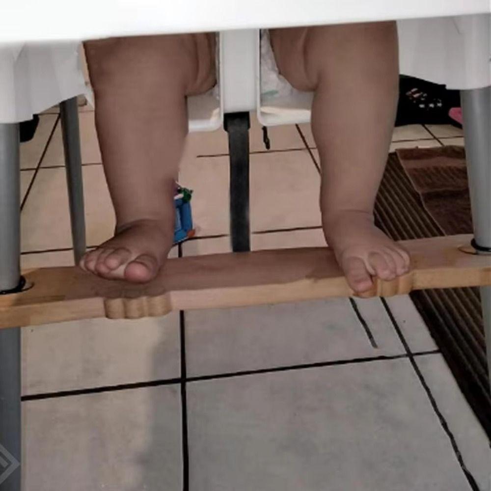 50cm Length High Chair Footrest Stable Design Highchair Accessory Toddler Seating