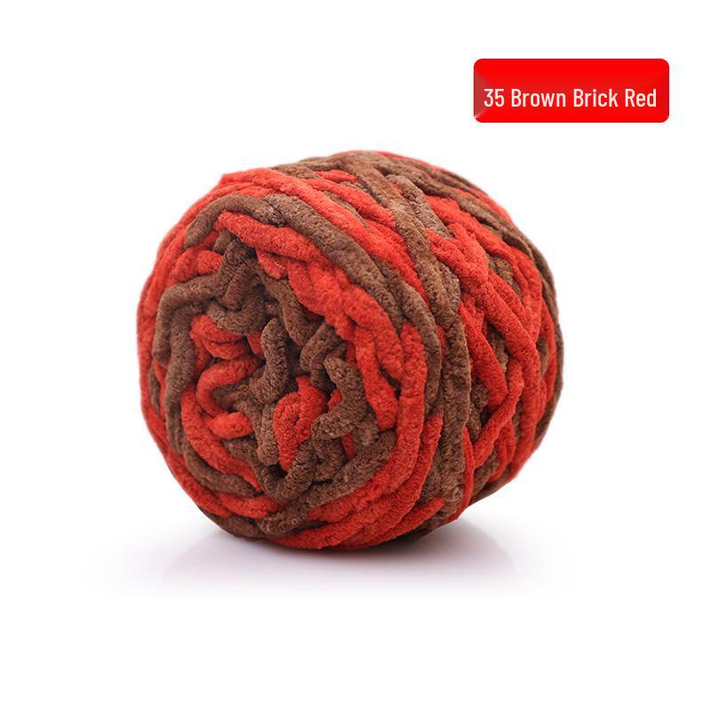 Ice Bar Chunky Soft Yarn for Hand-Knitted Scarves, Crochet Hooks, Slippers, and DIY Projects for Men and Women