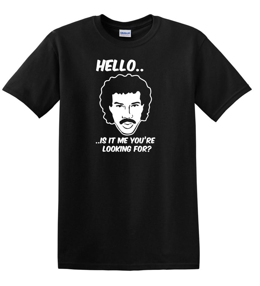 LIONEL RICHIE HALLO ..bin ich der, den du suchst? T-Shirt Unisex T-Shirt