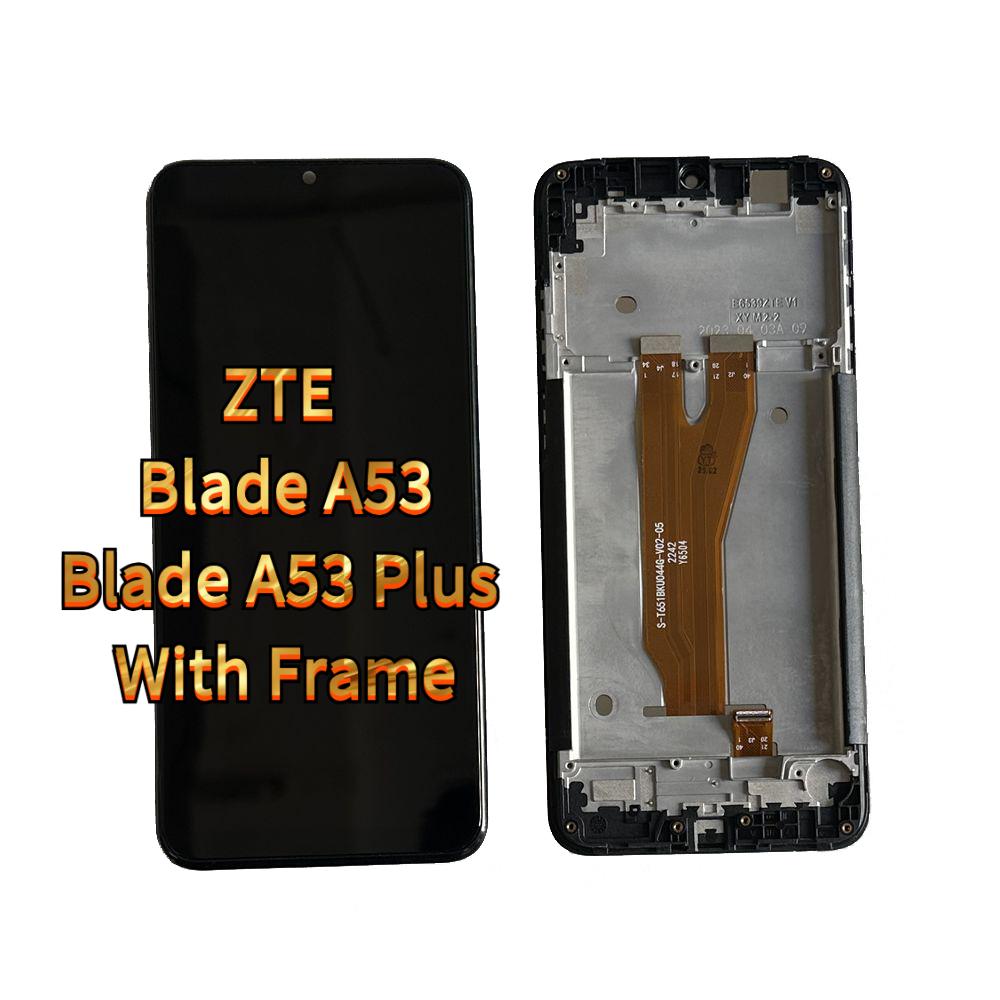 

Полный комплект ЖК-экрана и дигитайзера для ZTE Blade A53/A53 Plus с рамкой ;черный; + Инструменты