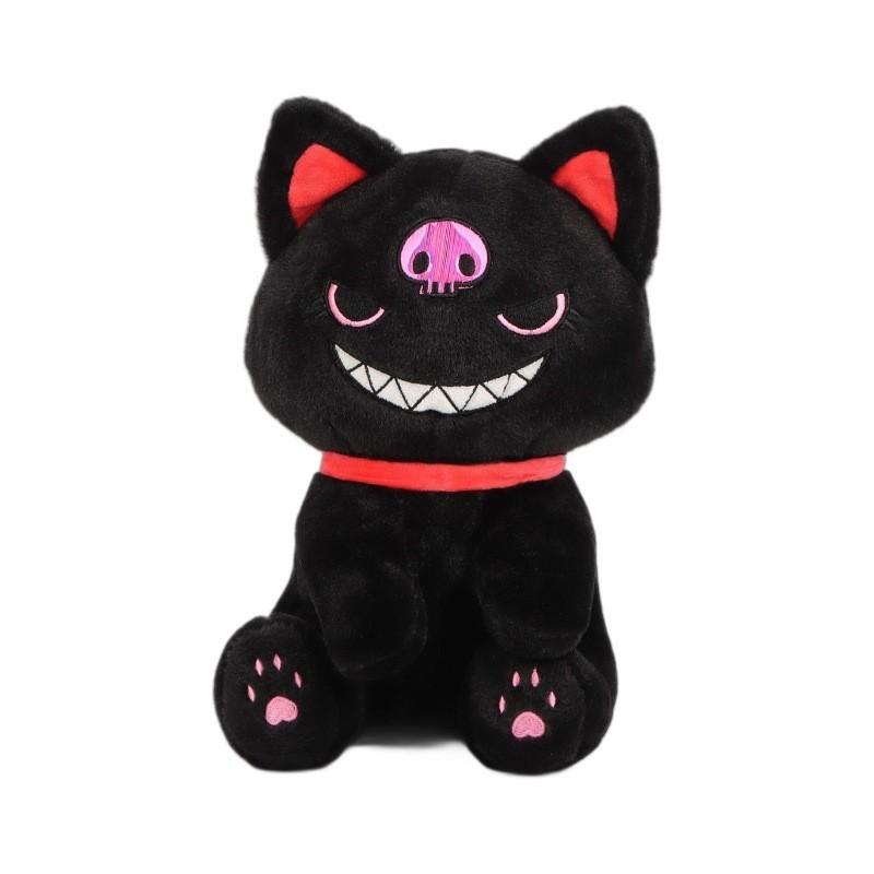 Halloween Pirate Cat Plush Toy Dark Style Pillow Surrounding Stuffed Animal