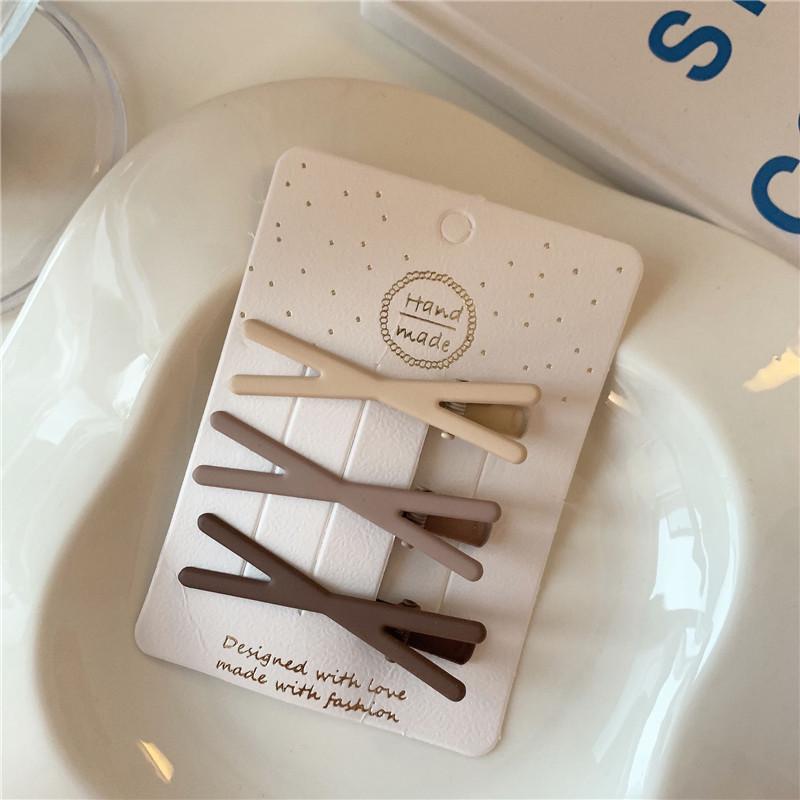 

Sweet Girl Gradient Cross Hair Clip: Cute Candy Color Side Clip