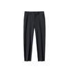 Comfortable Casual Simple Straight Leg Zipper Sports Pants Men Pants Basic-Black 952517510-4