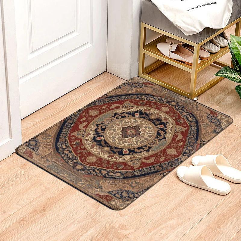 House Entrance Carpet Home Door Mat Modern Nordic Style Room Bath Foot Bathroom Non-slip Kitchen Water Absorption Rugs Abstract