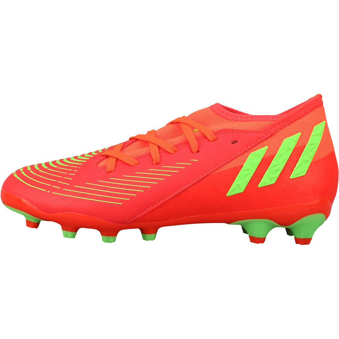 

Новые детские футбольные бутсы Adidas Edge.3 Mg J с низким верхом, устойчивые к скольжению и износу, красные, для детей, GV8506 38