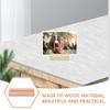 Gadpiparty Wooden Calendar Desktop Calendar Postcard Photo and Menu Beige 10-Pack Stands, Holders, Holders, Display,