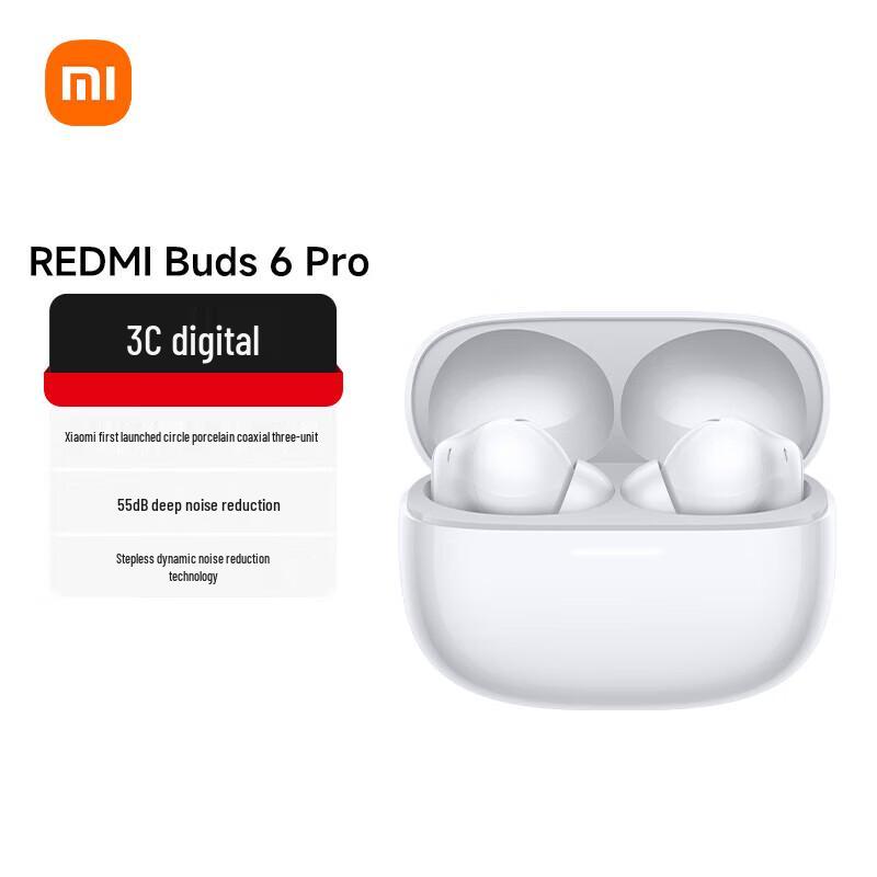 Redmi Buds 6 Pro True Wireless Noise-Cancelling Earbuds