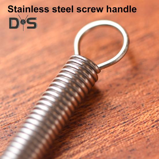 Mini Whisk Egg Beater Stainless Steel Wire Whisk for Whisking Mixing Beating Spring Handle Small Whisk