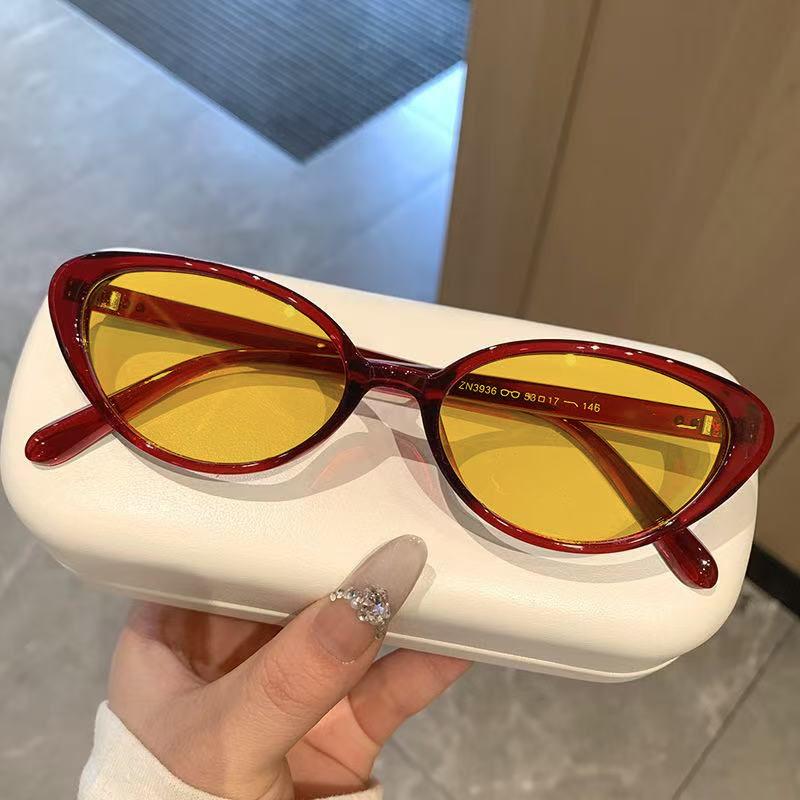 New Cat-Eye Night Vision Myopia Glasses for Women High-Definition Eyeglasses for Day and Night Driving Diopter 0 To -4.0