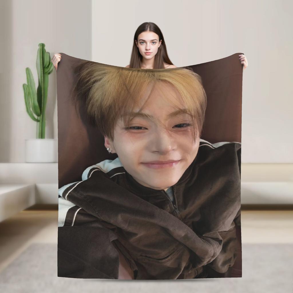Ald1 Sangwon Soft Blanket  Novelty Travel Office Throw Blanket Bedroom Flannel Bedspread Sofa Bed Cover
