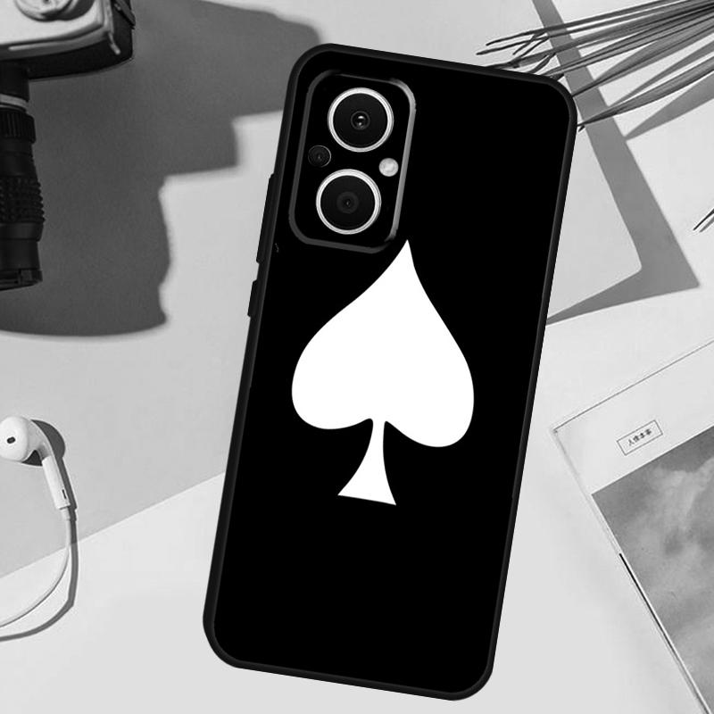 

Ace of Spades Cover For OPPO Reno 12 F 13F 14F 11F 10 11 13 14 Pro 7 8 Lite OPPO Find X9 X5 X6 X8 Pro Case OPPO Reno10 5G