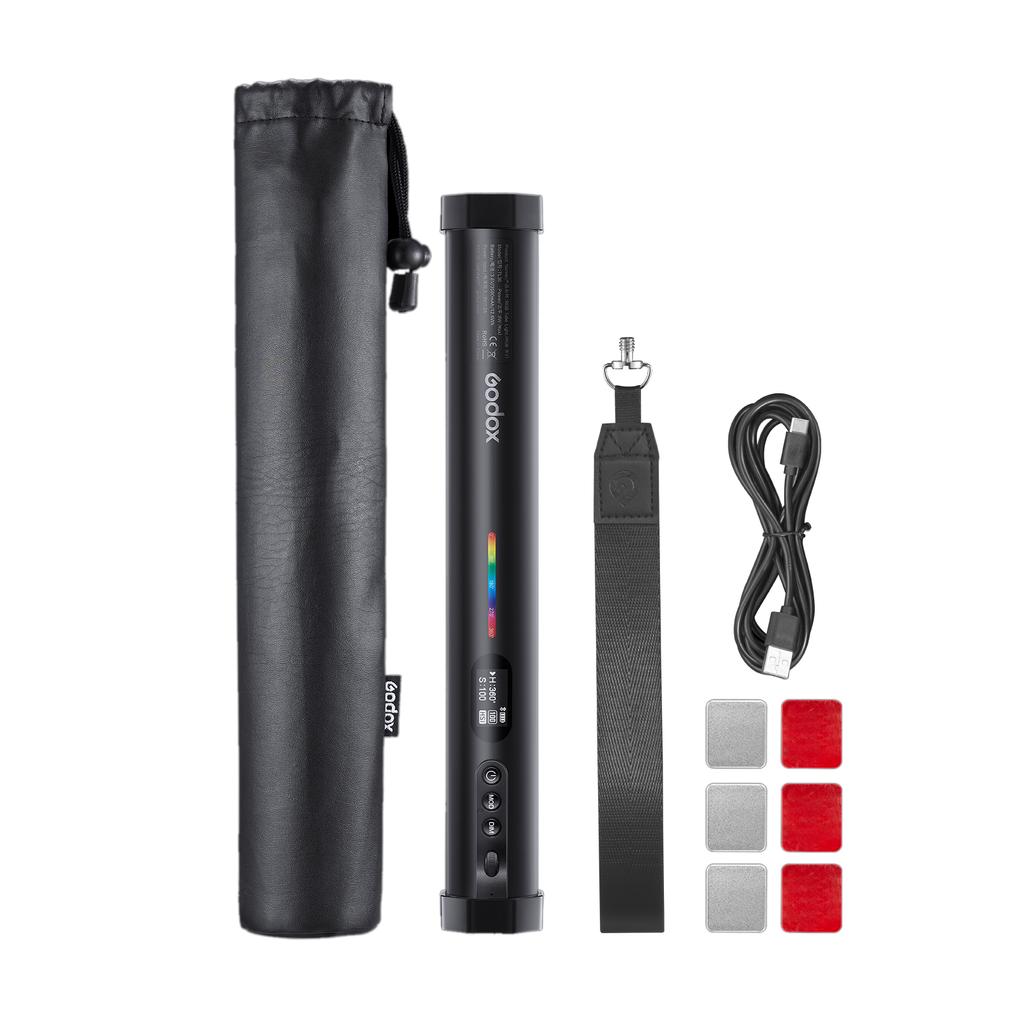 Godox TL30 Full Color RGB Tube Light Professzionális LED fényképezési fénypálca, kétszínű hőmérséklet
