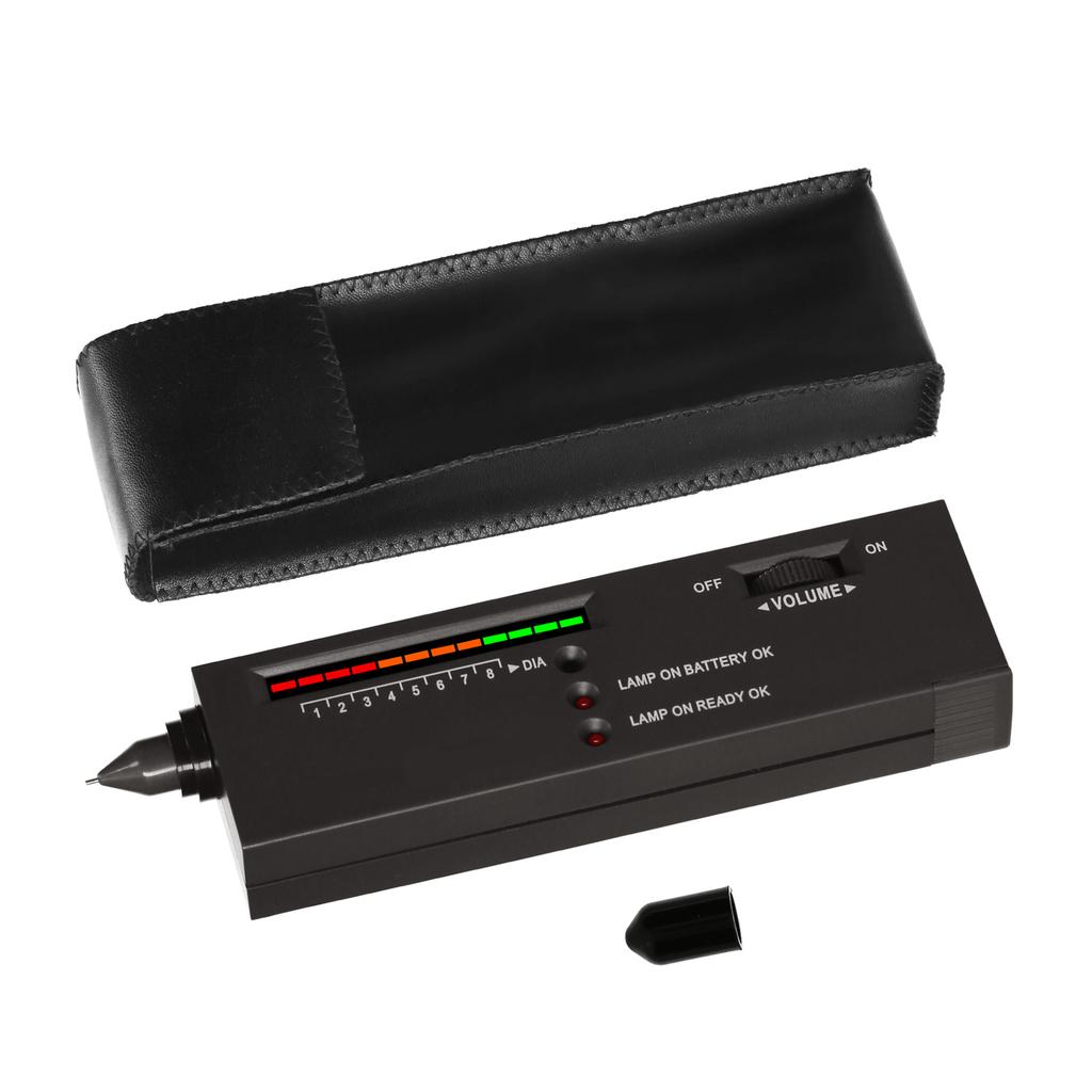 Długopis tester diamentów Wysoka dokładność Detektor selektora diamentów Narzędzie do testowania kamieni szlachetnych i biżuterii z etui dla początkujących i ekspertów