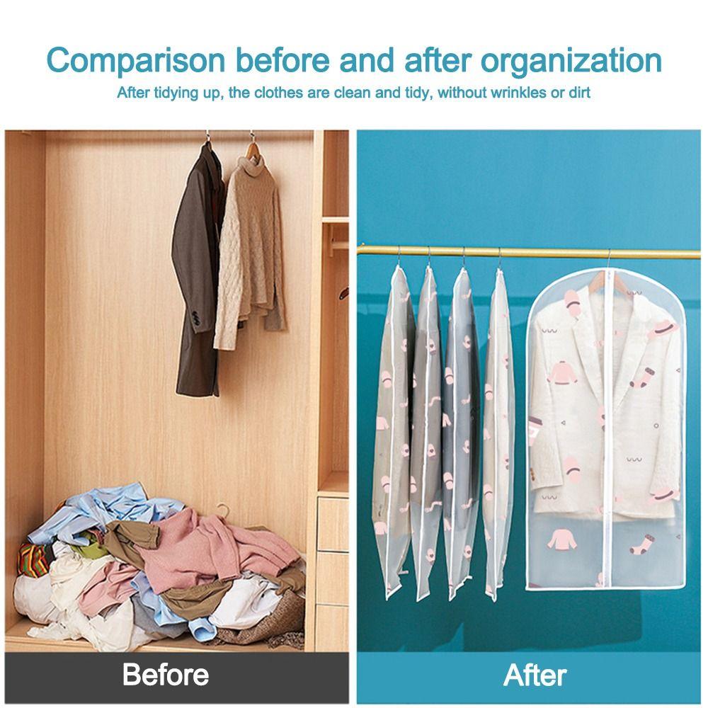 Foldable Clothes Wedding Dress Cover Clothes Dustproof Cover for Suits/Dress/Jacket